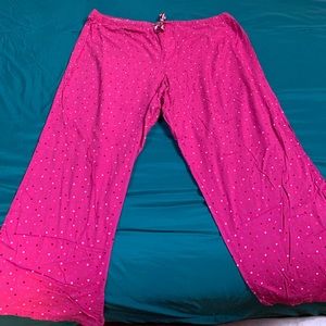 Women’s plus size polkadot Pajama pants elastic tie front Size 2X Sonoma